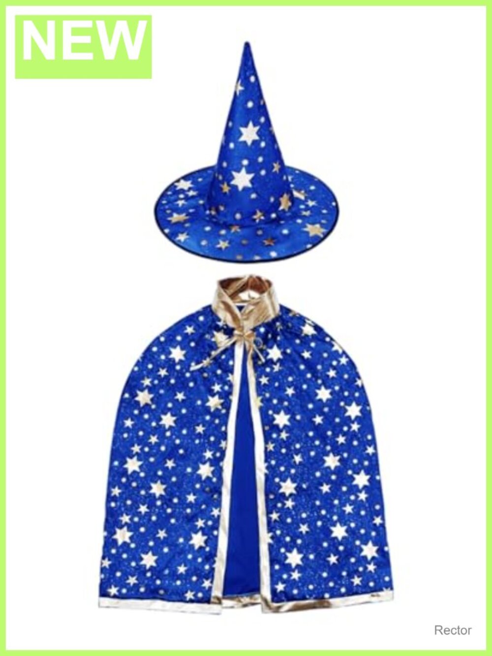 Kids Wizard Cape Hat Set 2pc Costume